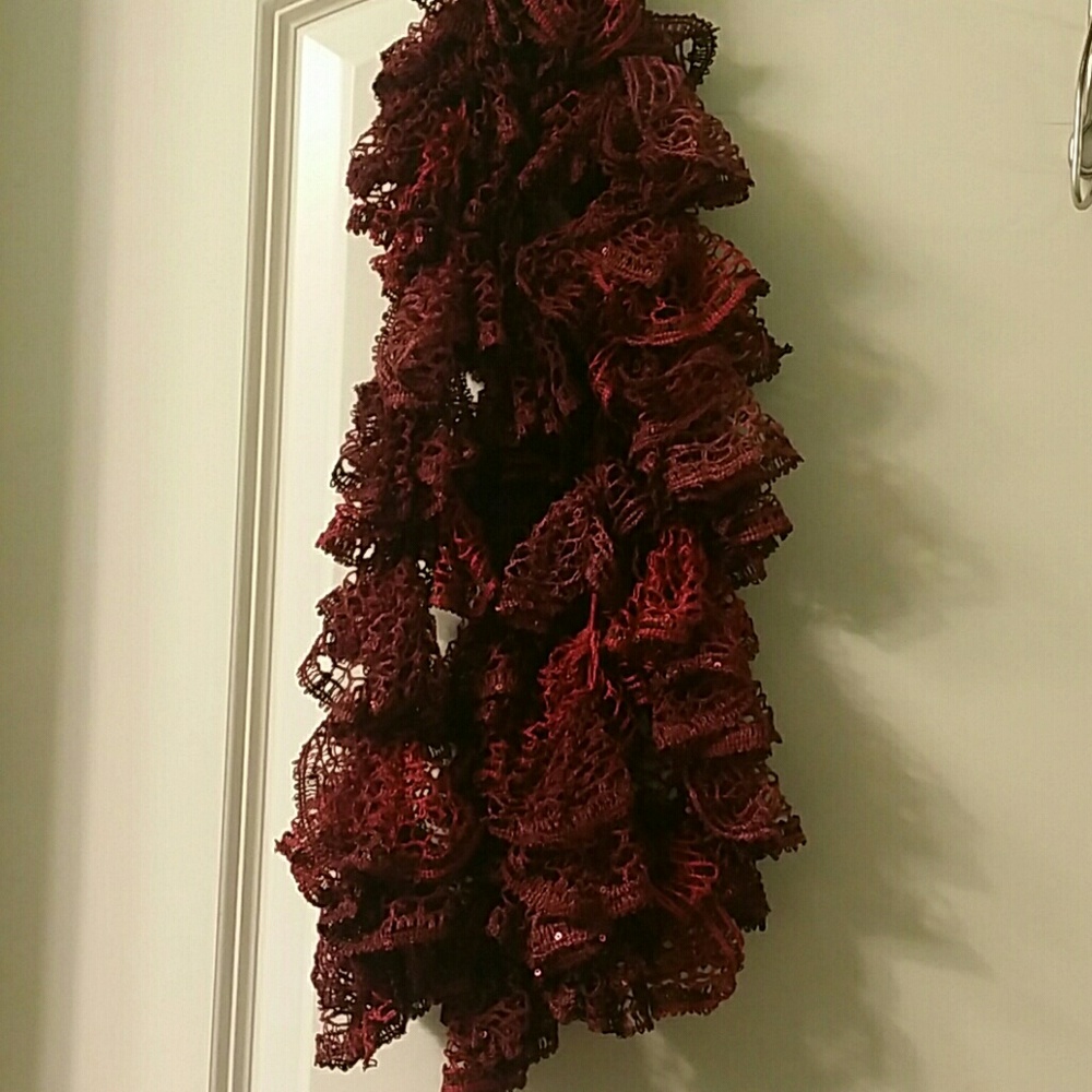 Beautiful hand knitted scarf